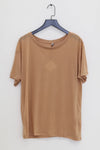 BASERANGE Classic Bamboo Fiber Bamboo Cotton Loose T-shirt Series Collection Round Neck Bottoming Shirt France BAS-TOLO-BL-000-AURAL